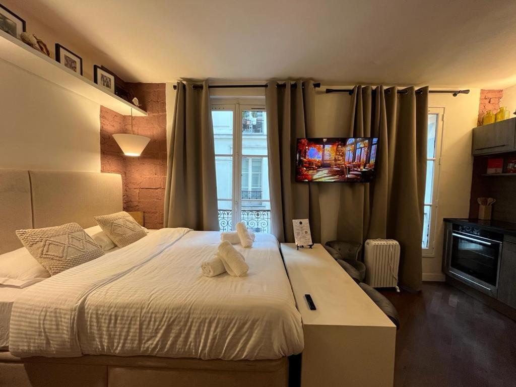Studio Pompidou - Rue Des Temples 3 Places Apartment Paris Luaran gambar