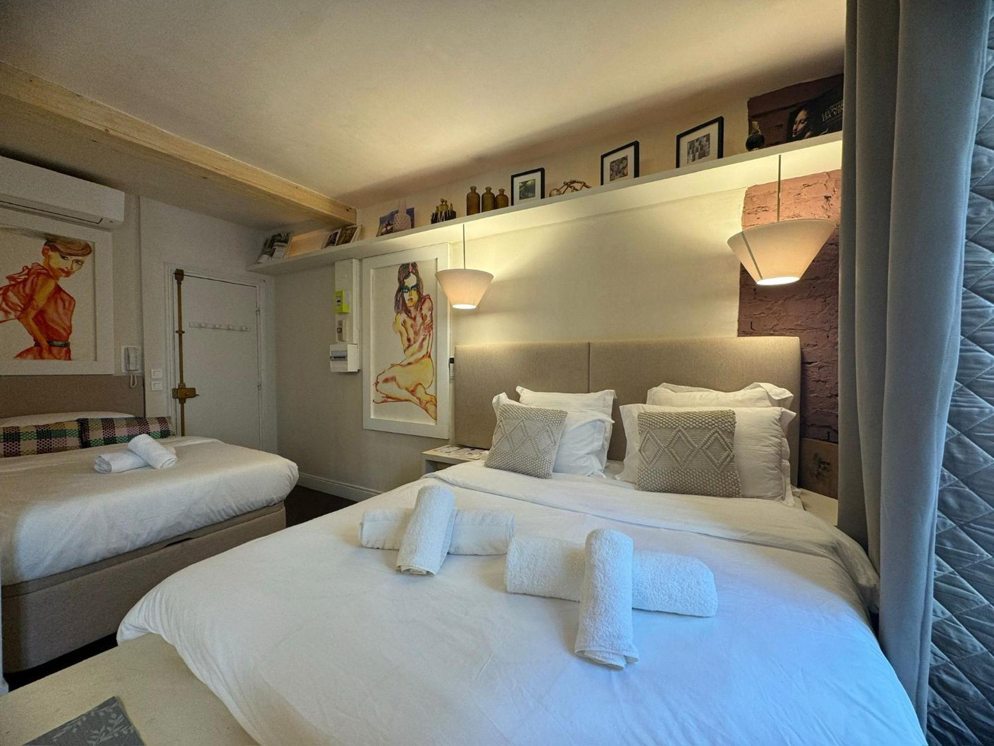 Studio Pompidou - Rue Des Temples 3 Places Apartment Paris Luaran gambar
